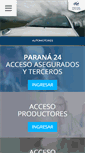 Mobile Screenshot of paranaseguros.com.ar